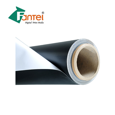 Lucido nero impermeabile dell'insegna 340gsm 200D300D del PVC Blockout alto