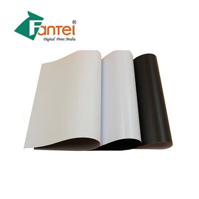 Insegna laminata fredda 13oz, Grey Back Blockout Flex Banner Rolls del PVC Blockout