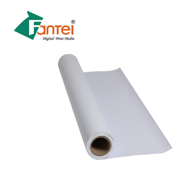 Materia prima lucida del PVC del tabellone per le affissioni del rotolo bianco bluastro dell'insegna per Flex Banner